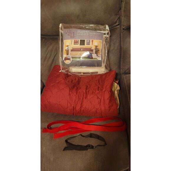 Reversible furniture couch cover protector Florida Seminoles for sofas 75x110 in - Picture 8 of 10
